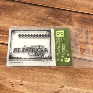 2009 STUDIO G SAINT PATRICKS DAY CLEAR CLING  STAMP BY KOLETTE HALL